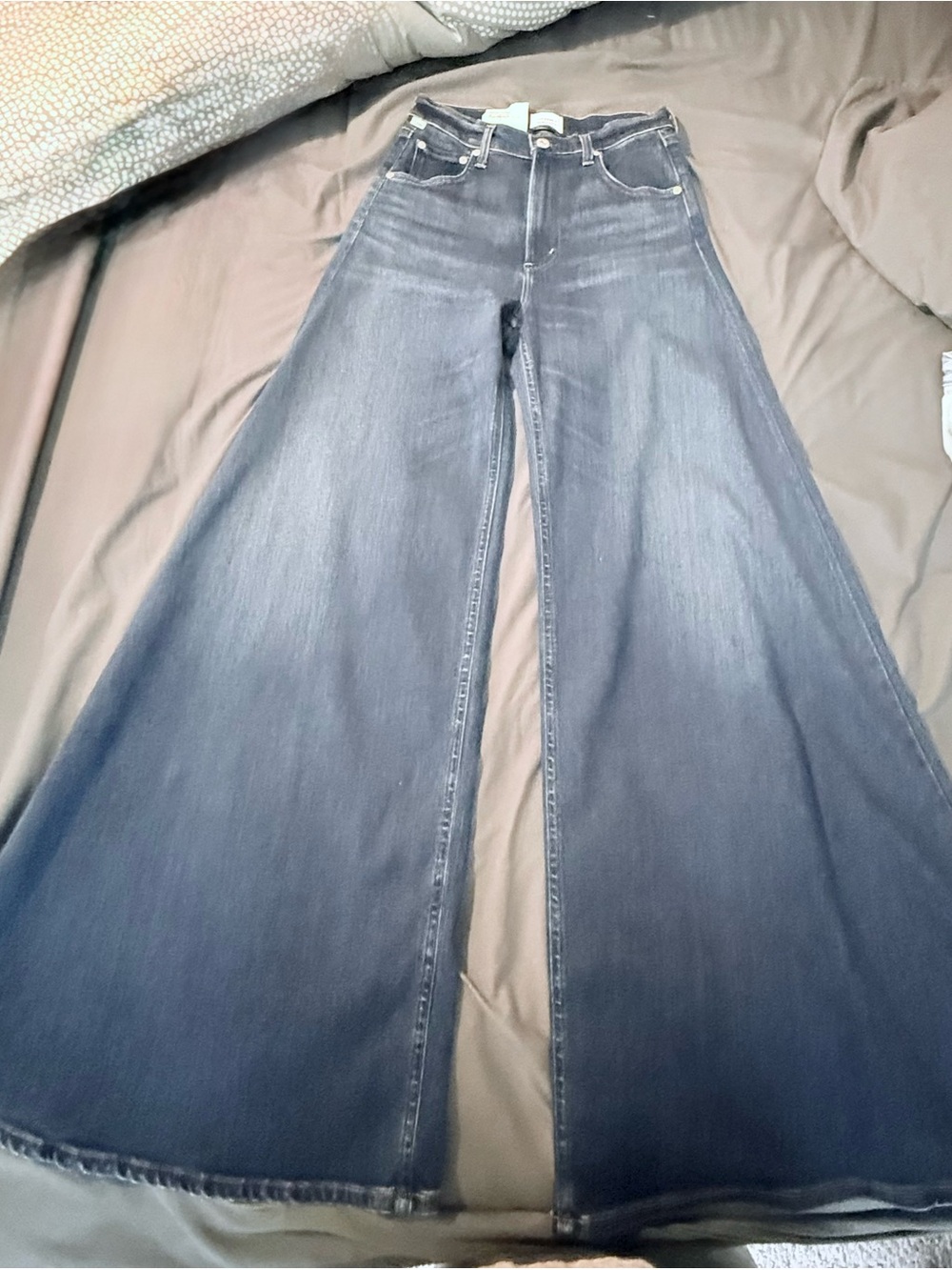 Citizens Of Humanity Indigo Wide-Leg Flare Jeans